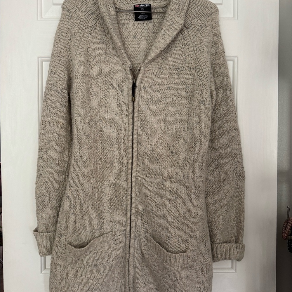 Sherpa Adventure Gear Beige Women's Zip-Up Sweater